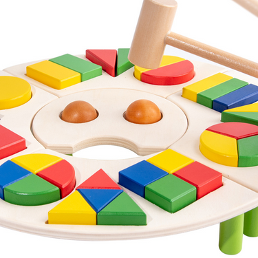 EcoToys Rompecabezas de Formas Coloridas | Desarrolla Creatividad y Motricidad - Ideal para Niños Pequeños